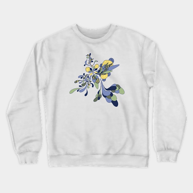 Splash of Fresh Crewneck Sweatshirt by knitetgantt